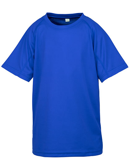 Junior Performance Aircool Tee in Royal, Größe L (9-10)
