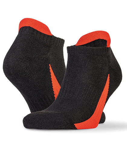 Sneaker Sports Socks (3 Pair Pack) in Black, Größe L/XL