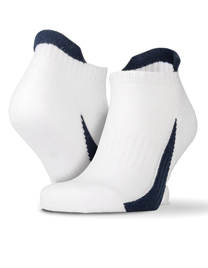 Sneaker Sports Socks (3 Pair Pack) in White, Größe L/XL