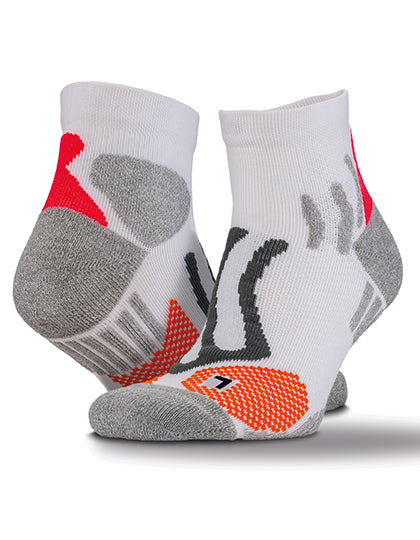 Technical Compression Coolmax Sports Socks in White, Größe XXL