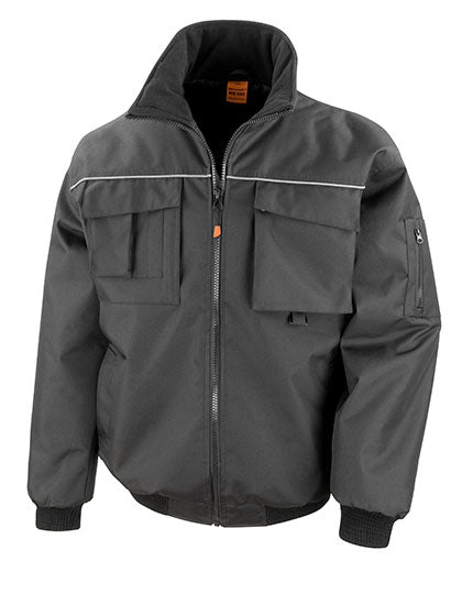 Sabre Pilot Jacket in Black, Größe 4XL