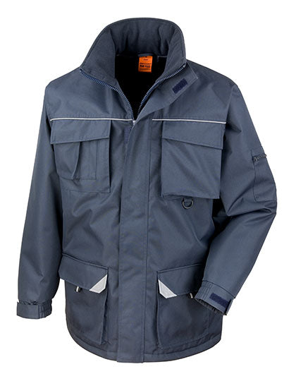 Sabre Long Coat in Navy, Größe 4XL