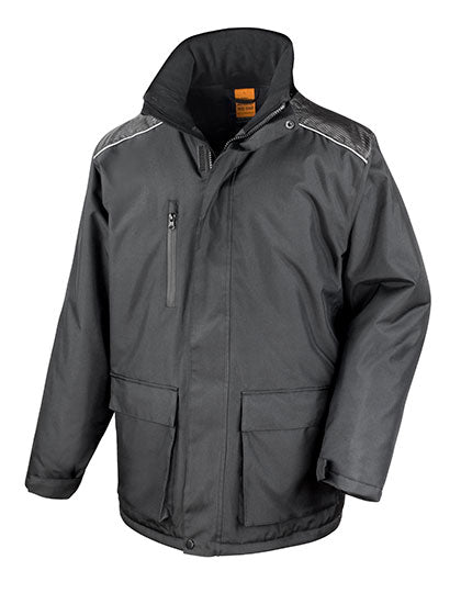 Vostex Long Coat in Black, Größe 4XL