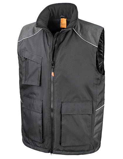 Vostex Bodywarmer in Black, Größe 4XL