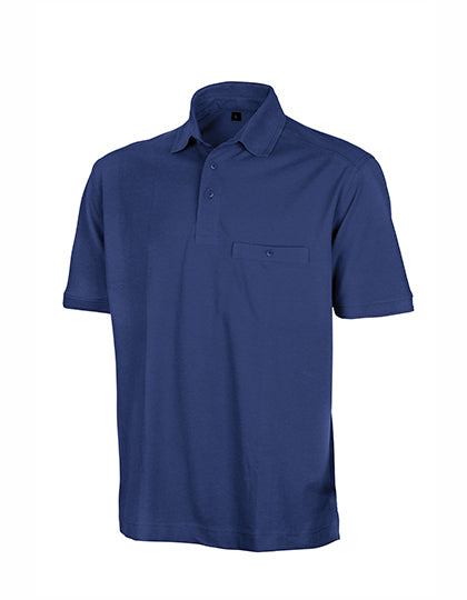 Apex Pocket Polo Shirt in Royal, Größe 5XL
