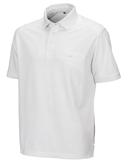 Apex Pocket Polo Shirt in White, Größe 5XL