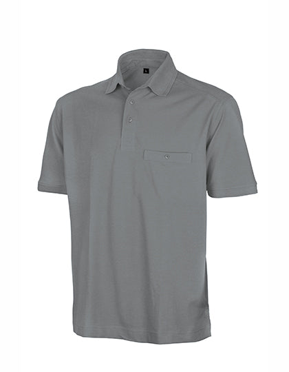 Apex Pocket Polo Shirt in Workguard Grey, Größe 5XL