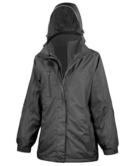 Women´s 3-in-1 Journey Jacket With Soft Shell Inner in Black, Größe 3XL (20/46)