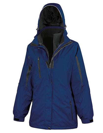 Women´s 3-in-1 Journey Jacket With Soft Shell Inner in Navy, Größe 3XL (20/46)