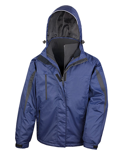 Men´s 3-in-1 Journey Jacket With Soft Shell Inner in Navy, Größe 4XL