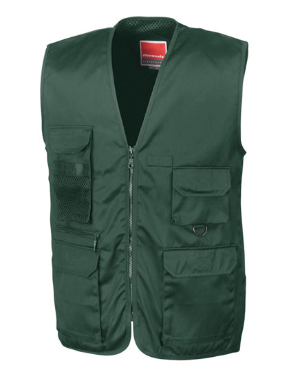 Safari Waistcoat in Lichen Green, Größe XXL