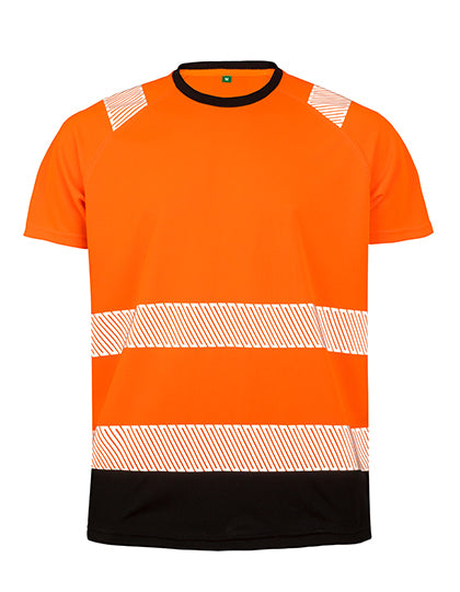 Recycled Safety T-Shirt in Fluorescent Orange, Größe 4XL/5XL