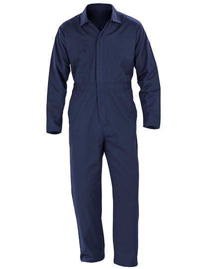 Recycled Action Overall With Zip Front in Navy, Größe 3XL