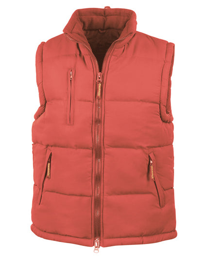 Ultra Padded Bodywarmer in Red, Größe 3XL