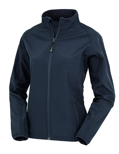 Women´s Recycled 2-Layer Printable Softshell Jacket in Navy, Größe XXL