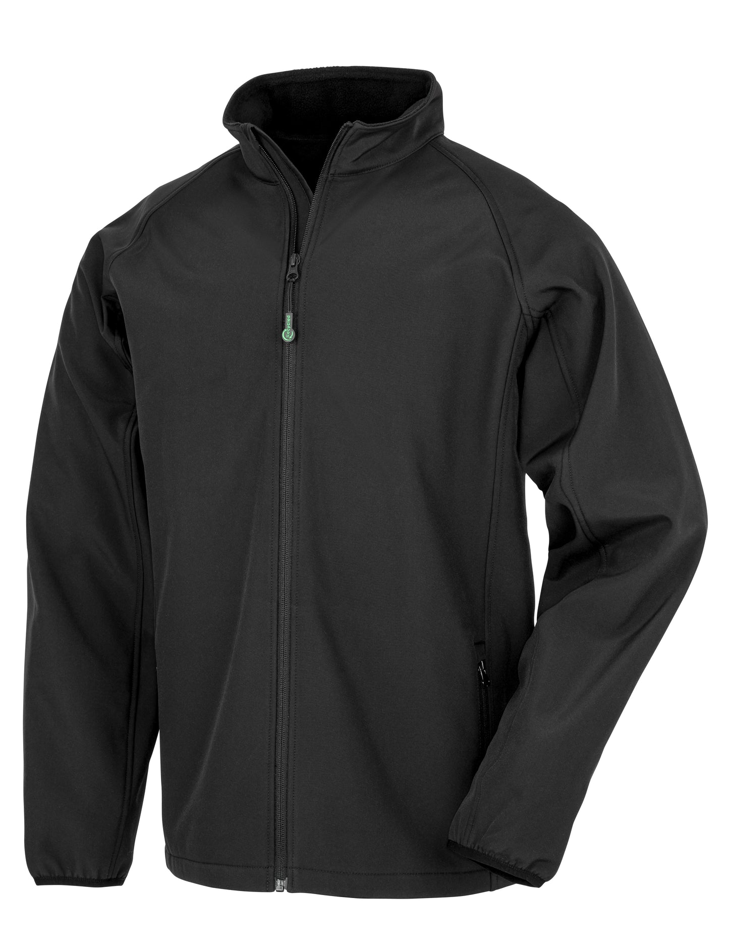 Recycled 2-Layer Printable Youth Softshell Jacket in Black, Größe XXL (13-14)