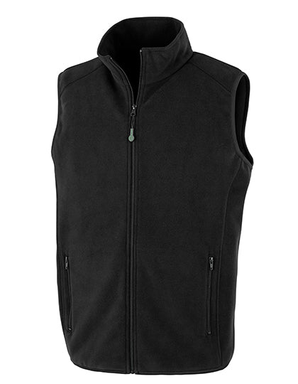 Recycled Fleece Polarthermic Bodywarmer in Black, Größe 4XL