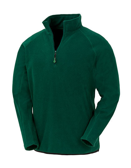 Recycled Microfleece Top in Forest Green, Größe 3XL