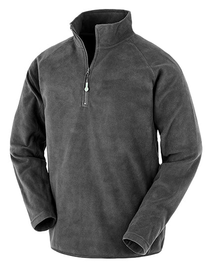Recycled Microfleece Top in Grey, Größe 3XL