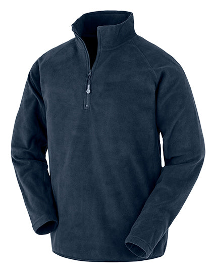 Recycled Microfleece Top in Navy, Größe 3XL