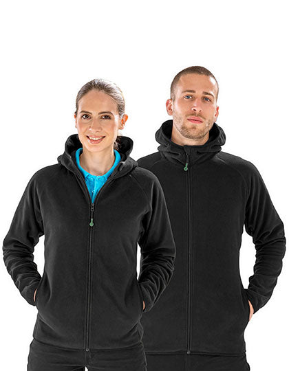 Recycled Hooded Microfleece Jacket