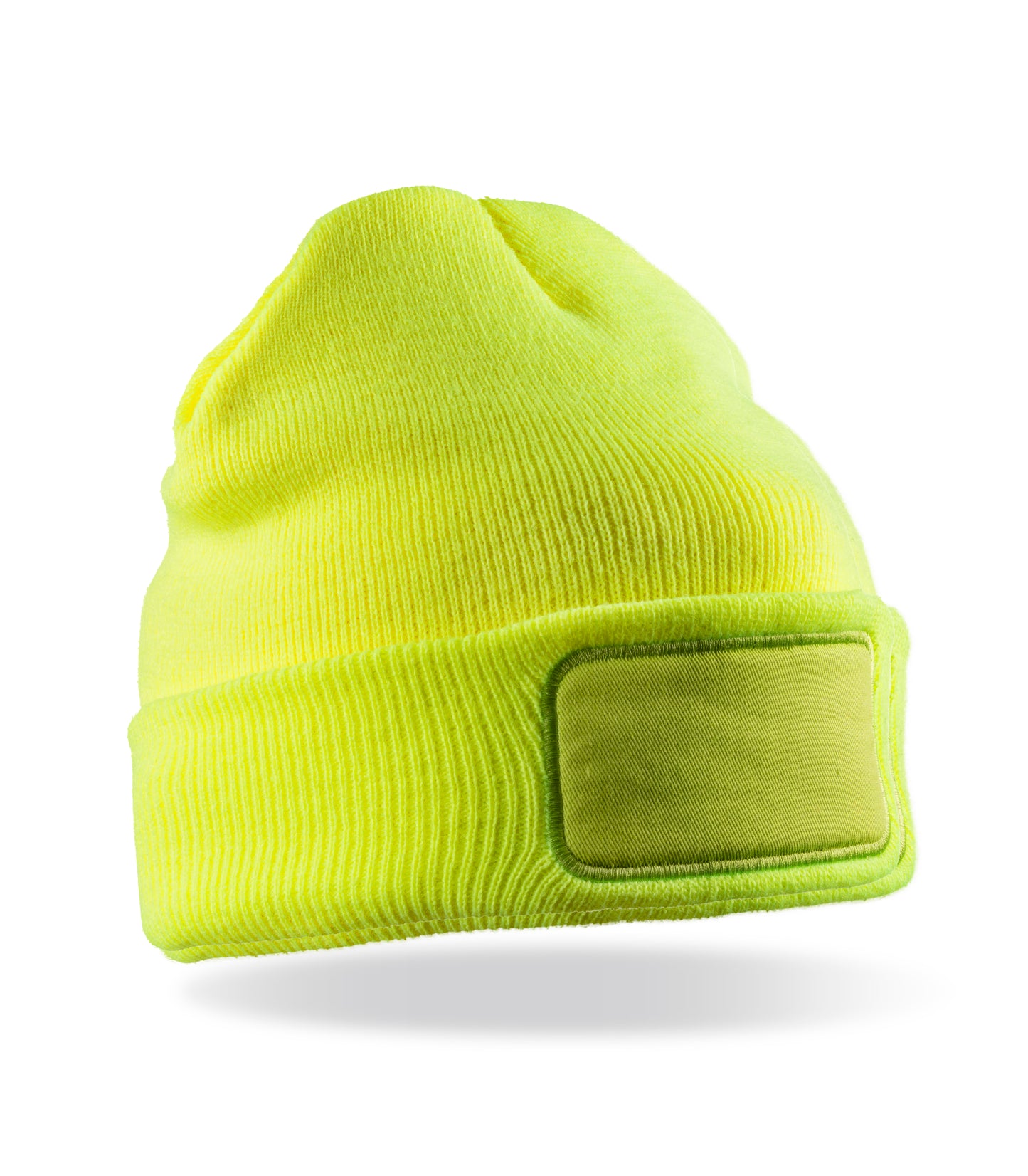 Recycled Thinsulate™ Printers Beanie in Fluorescent Yellow, Größe One Size