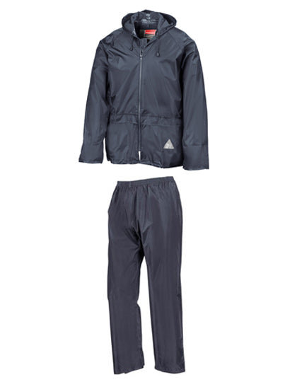 Waterproof Jacket & Trouser Set in Navy, Größe XXL
