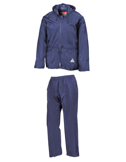 Waterproof Jacket & Trouser Set in Royal, Größe XXL