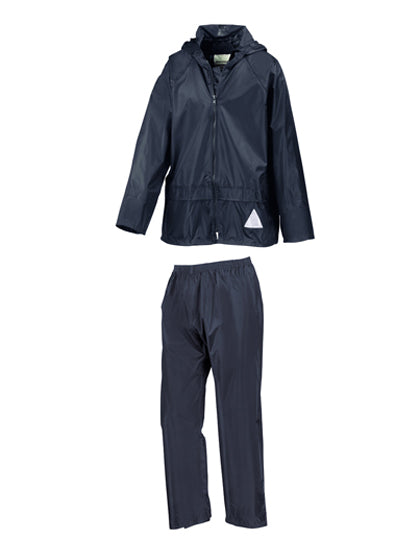 Junior Waterproof Jacket & Trouser Set in Navy, Größe XL (11-12)