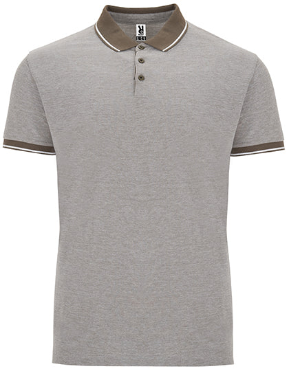 Bowie Poloshirt in Heather Dark Green Brown 153, Größe XXL