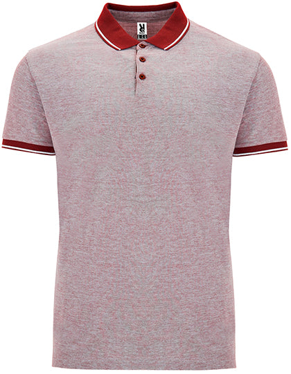 Bowie Poloshirt in Heather Red 245, Größe XXL