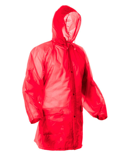 Rain Coat Baikal in Red 60, Größe 72 x 86 cm