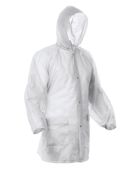 Rain Coat Baikal in White 01, Größe 72 x 86 cm