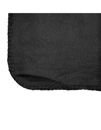 Fleece Blanket Bering in Black 02, Größe 160 x 130 cm