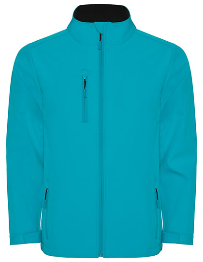 Kids´ Nebraska Softshell Jacket in Aquamarine 236, Größe 16 years