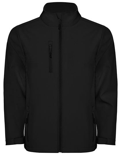 Kids´ Nebraska Softshell Jacket in Black 02, Größe 16 years