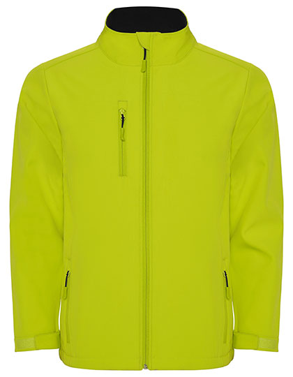 Kids´ Nebraska Softshell Jacket in Lime Punch 235, Größe 16 years