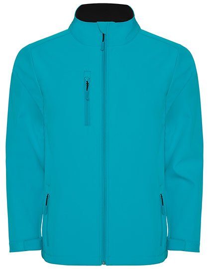 Men´s Nebraska Softshell Jacket in Aquamarine 236, Größe 3XL