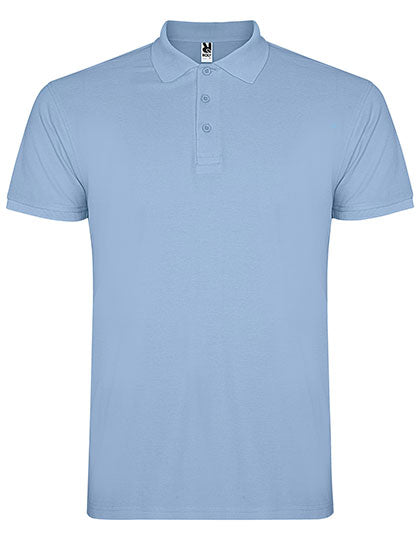Kids´ Star Poloshirt in Sky Blue 10, Größe 11/12 years