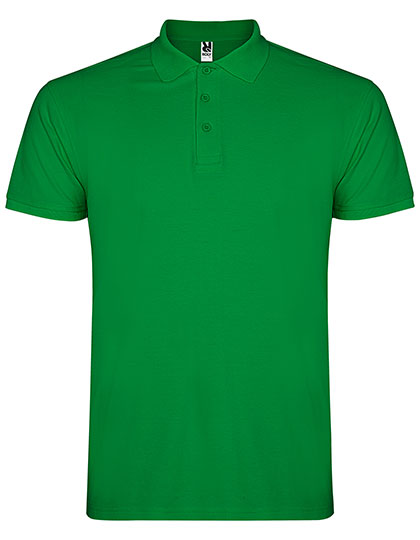 Kids´ Star Poloshirt in Tropical Green 216, Größe 11/12 years