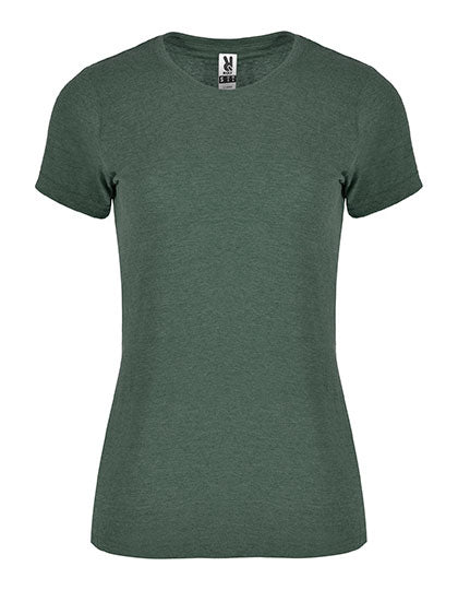 Women´s Fox T-Shirt in Heather Bottle Green 257, Größe XXL