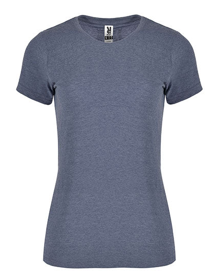 Women´s Fox T-Shirt in Heather Denim 255, Größe XXL