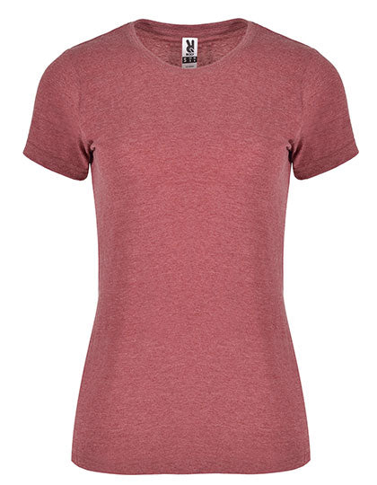 Women´s Fox T-Shirt in Heather Garnet Red 256, Größe XXL