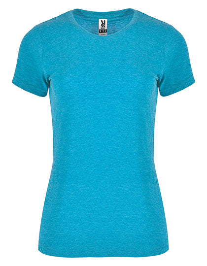 Women´s Fox T-Shirt in Heather Turquoise 246, Größe XXL