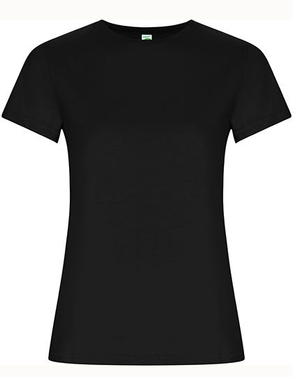 Women´s Golden Organic T-Shirt in Black 02, Größe XXL
