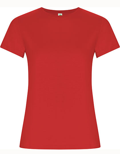 Women´s Golden Organic T-Shirt in Red 60, Größe XXL