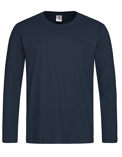 Classic-T Long Sleeve in Blue Midnight, Größe XXL