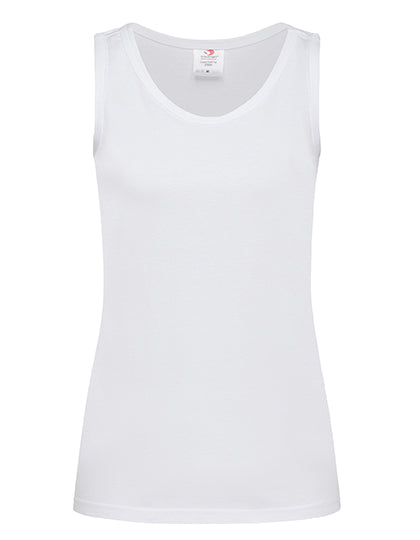 Classic-T Tank Top Women in White, Größe XXL