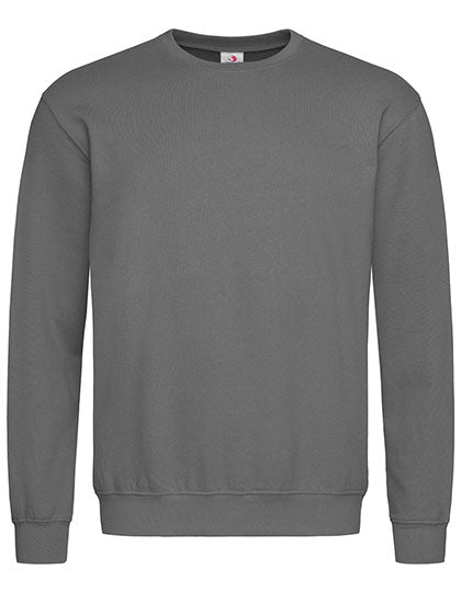 Unisex Sweatshirt Classic in Real Grey, Größe XXL