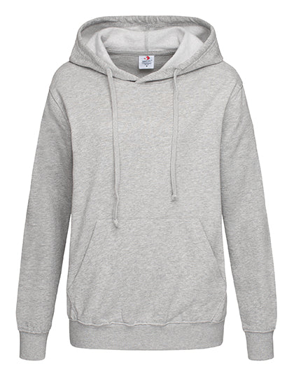 Sweat Hoodie Classic Women in Grey Heather, Größe XL